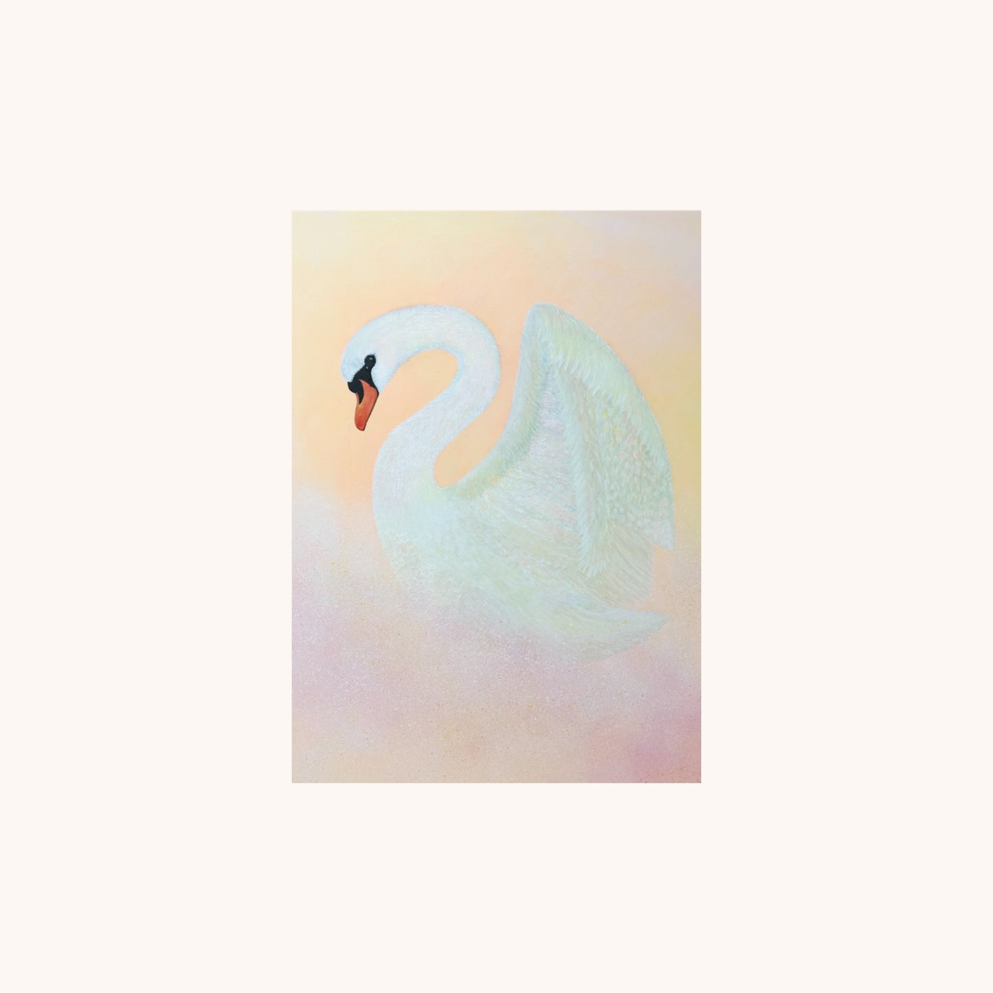 "Whisper Swan" Art Print